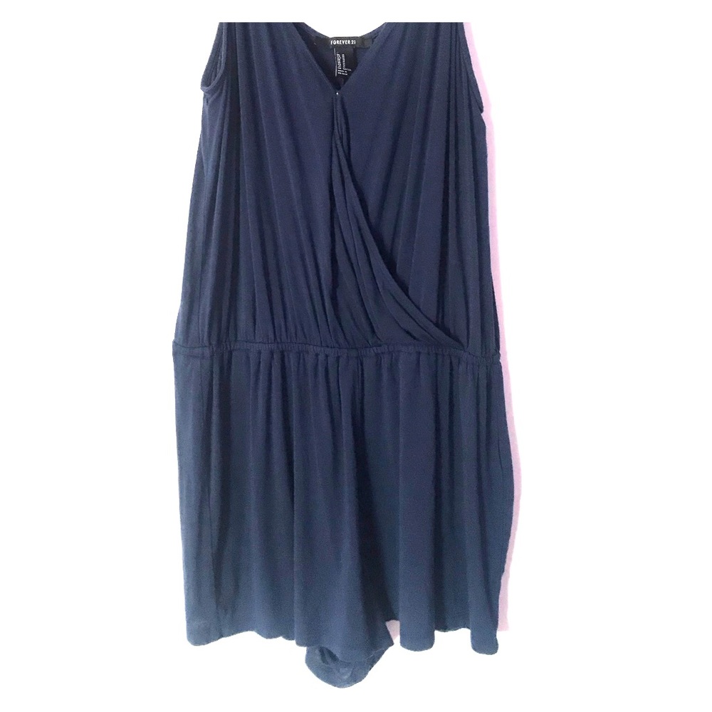 Navy blue romper